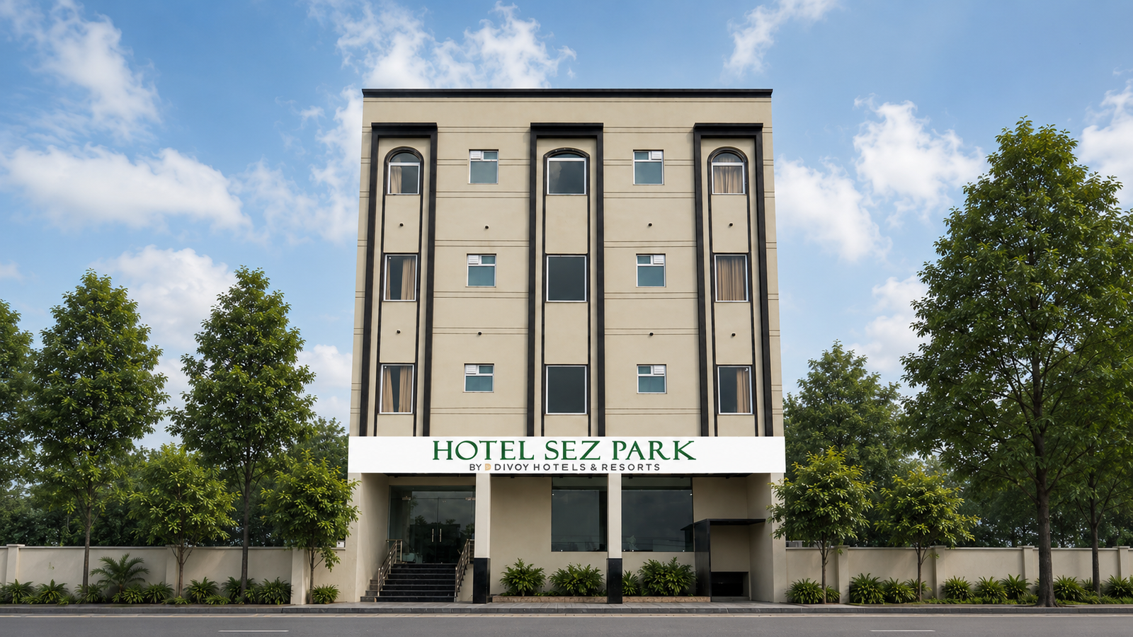 Hotel Sez Park facade