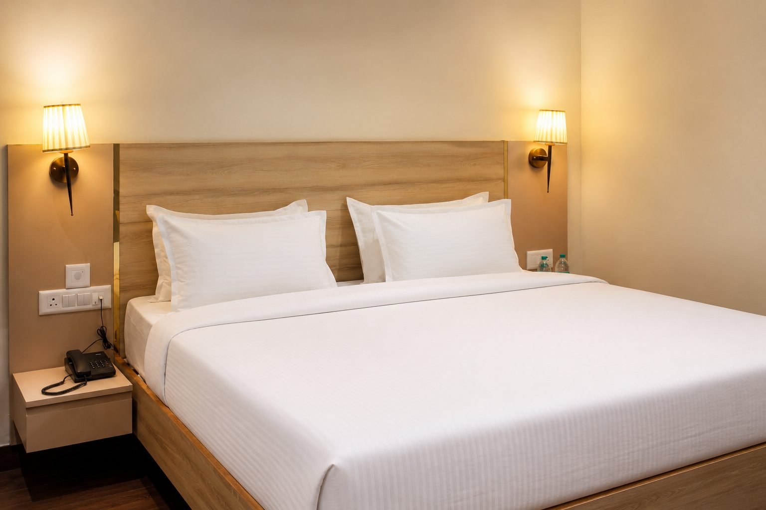 Twin bed room at Hotel Sez Park